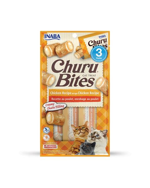 Pamlsok Inaba Churu Bites cat Kura 3 tuby 30 g