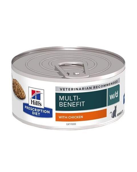 HILLS Diet Feline w/d chicken KONZ 156 g