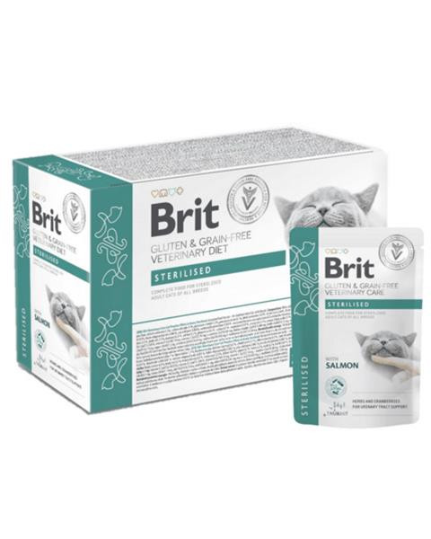 Brit VD Gluten & Grain-Free Cat Fillets in Gravy Sterilised 12 x 85 g kapsičky