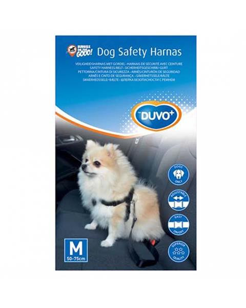 Autopás bezpečnostný DUVO+ veľ. M 50 - 75 cm