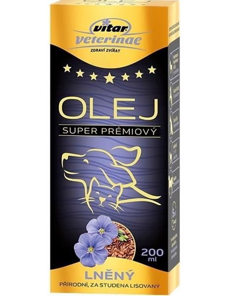 Olej ľanový VITAR Veterinae 200 ml