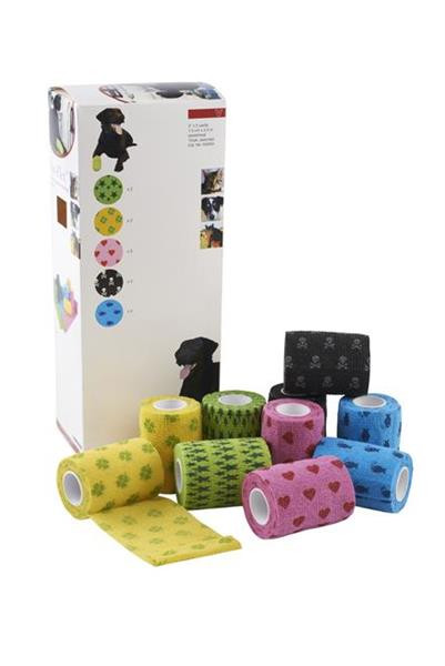 Bandáž KRUUSE Fun-Flex Pet 7,5 cm x 4,5 m, 10 ks