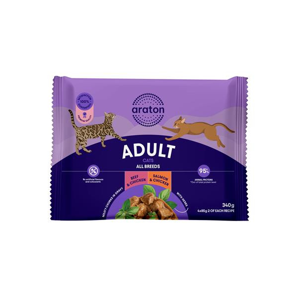 ARATON cat adult KAPSIČKA wet set 4 x 85 g