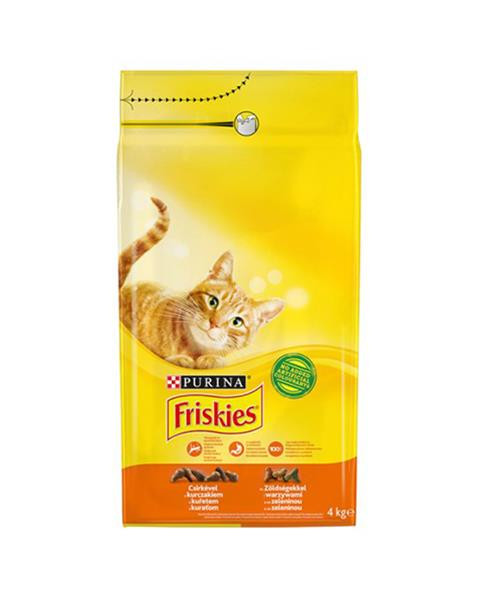Nestlé Friskies cat s kuraťom a zeleninou 10 kg