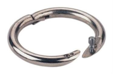 Kruh nosný otočný poniklovaný 57 mm