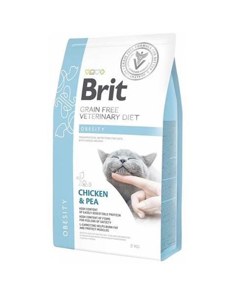 Brit Veterinary Diets GF cat Obesity 2 kg