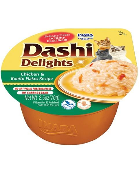 Inaba Dashi Delights cat Kura s bonito vločkami 70 g vanička