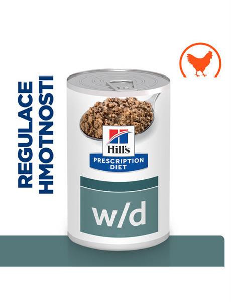HILLS Diet Canine w/d KONZ NEW 370 g