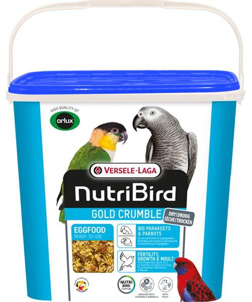VL NutriBird Gold Crumble Big Parakeets & Parrots 4 kg