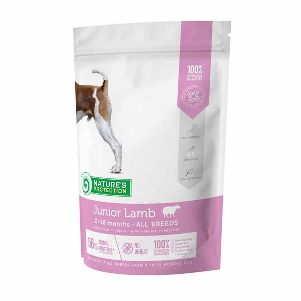 Natures P dog junior lamb all breed 500 g