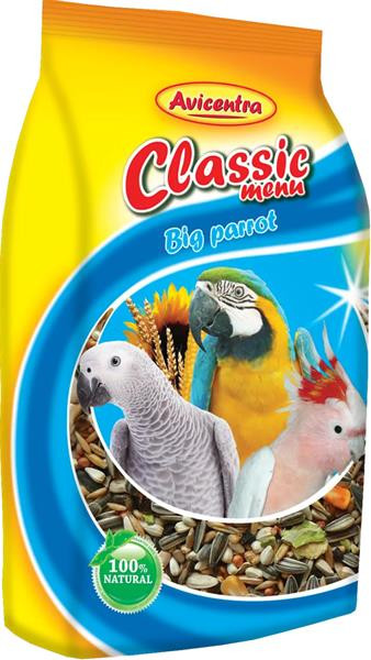 Avicentra Classic menu velký papagáj 1kg
