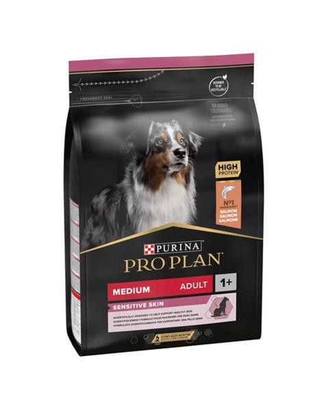 ProPlan MO Dog Adult Medium Sensitive Skin losos 3 kg