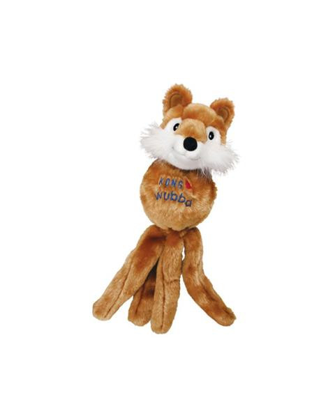 Hračka Kong Dog Wubba Friends (medveď - líška - zajac), pískacia, vinyl, L