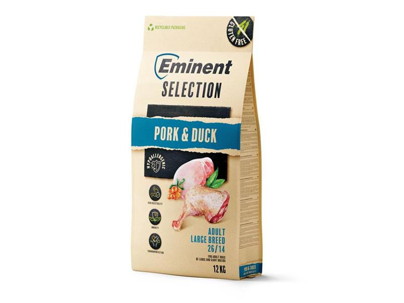 Eminent dog Selection Adult Large Breed Pork & Duck 12 kg 