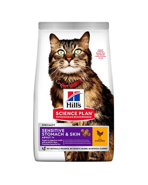 HILLS SP Fe Adult Sensitive Stomach & Skin Chicken 1,5 kg