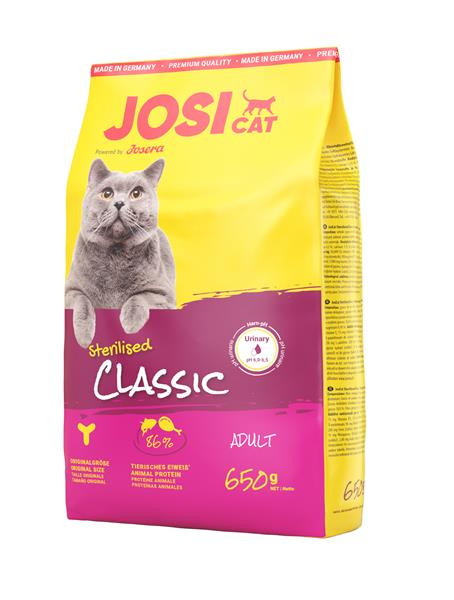JosiCat Cat Sterilised Classic 0,65 kg 