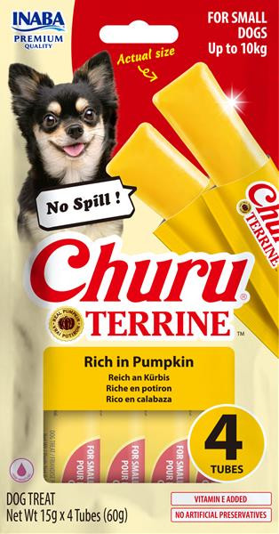 Pamlsok Inaba Churu Terrine dog tekvica 4 x 15 g