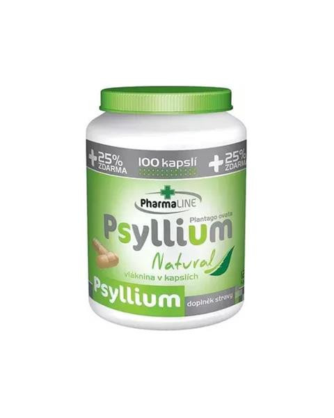 Psyllium Natural 100 + 25 cps PharmaLine