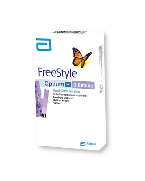 Prúžky na meranie ketolátok FreeStyle Optium H B-Ketone 50 ks