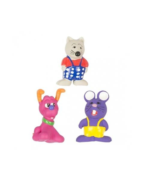 Hračka DUVO+ latexové zvieratko pes a mačka mix