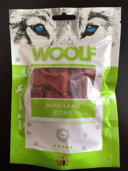 Pamlsok Woolf Dog Lamb Mini Bone 100 g