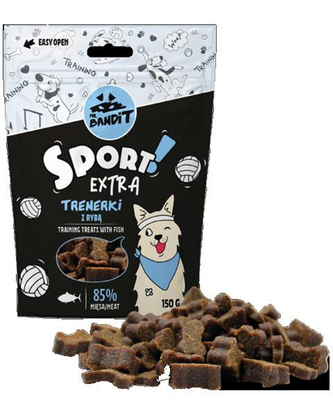 Pamlsok Mr. Bandit sport extra with fish training treats 150g