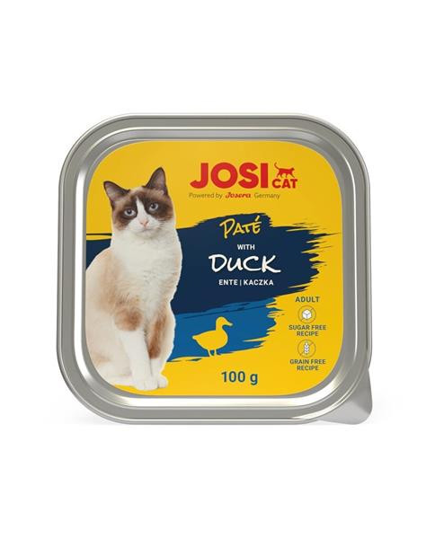 JosiCat vanička Cat Paté with Duck 100 g
