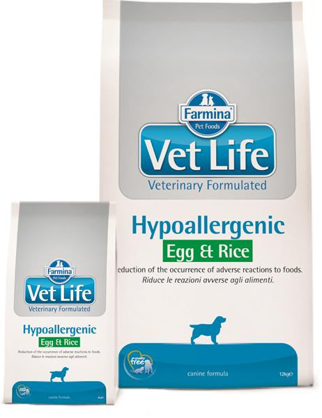 Farmina Vet Life dog hypoallergenic, egg & rice 2 kg