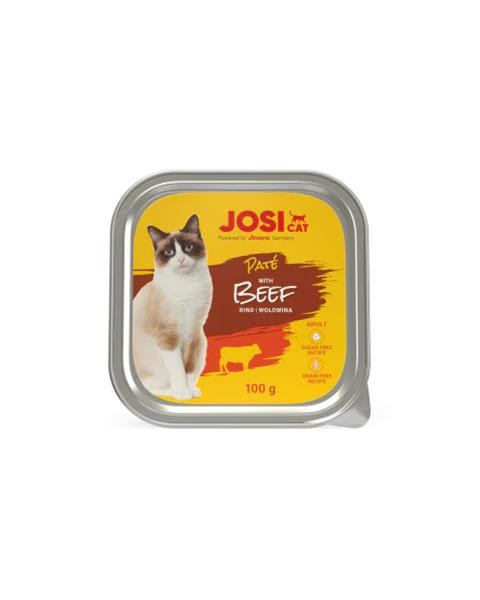 JosiCat vanička Cat Paté with Beef 100 g