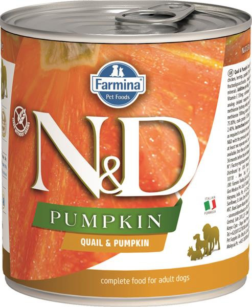Farmina N&D dog PUMPKIN & quail konzerva 285 g