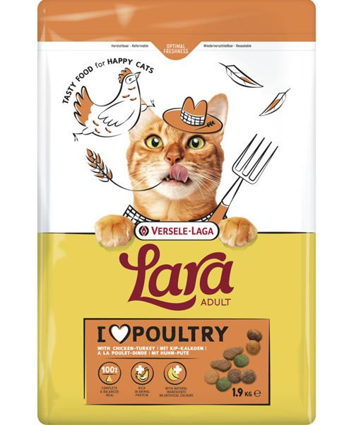 VL Lara Premium Cat Adult Turkey & Chicken - morčacie a kuracie 1,9 kg