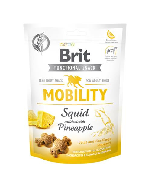 Pamlsok Brit Care Dog Functional Snack Mobility Squid 150 g