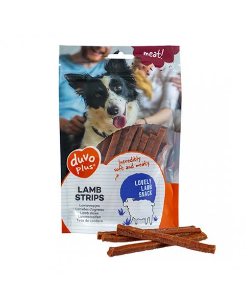 Pamlsok DUVO+ Prúžky jahňacie 80 gr