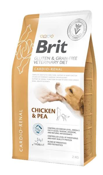 Brit Veterinary Diets GF dog Cardio - Renal 2 kg