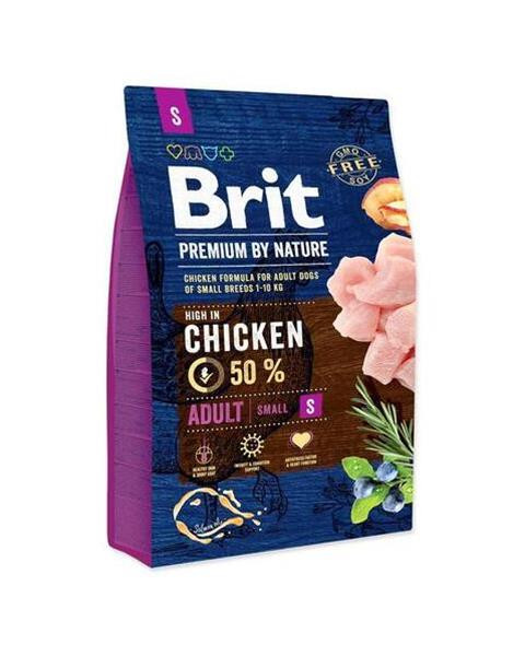 Brit Premium by Nature dog Adult S 1 kg