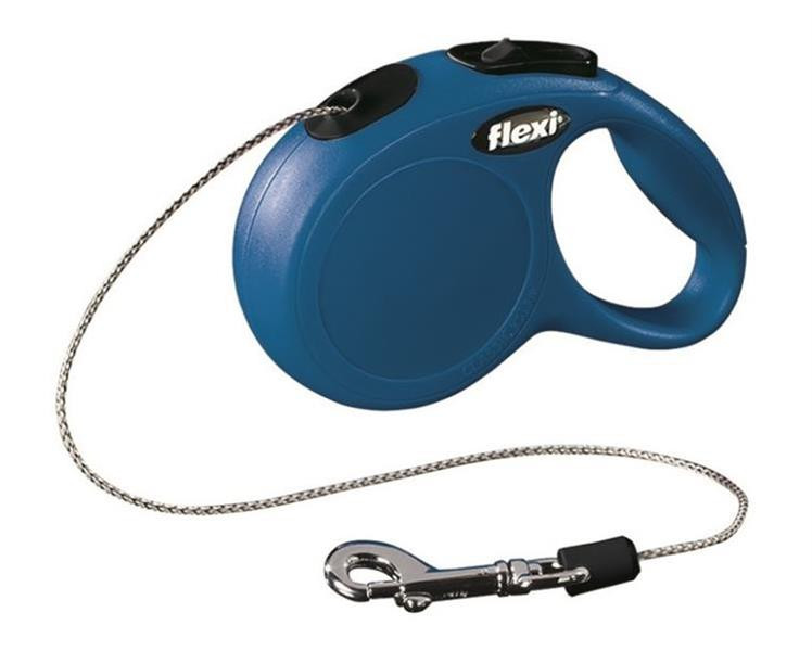 Vodítko Flexi Classic NEW lanko XS 3 m modré (do 8 kg)