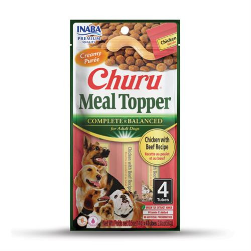 Inaba Churu Meal Topper dog Kura s hovädzím mäsom 4 tuby 56 g