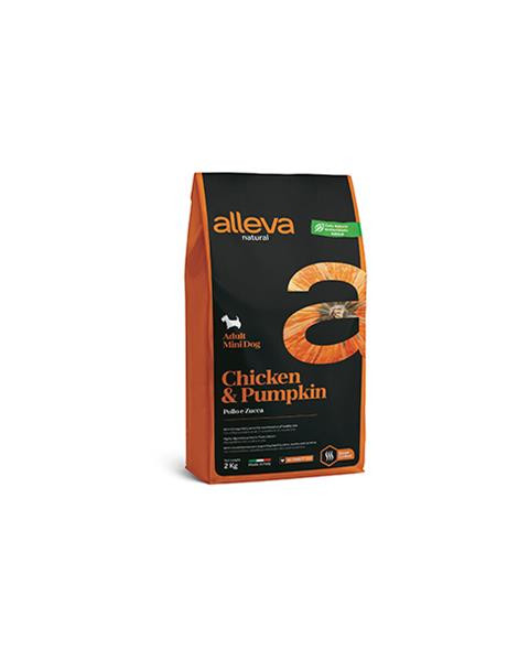 Alleva NATURAL dog adult mini chicken&pumpkin 2 kg