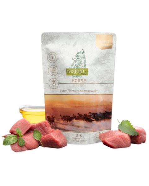 ISEGRIM dog Monoprotein Isegrim Roots, Horse bal. 7 x 410 g kapsičky