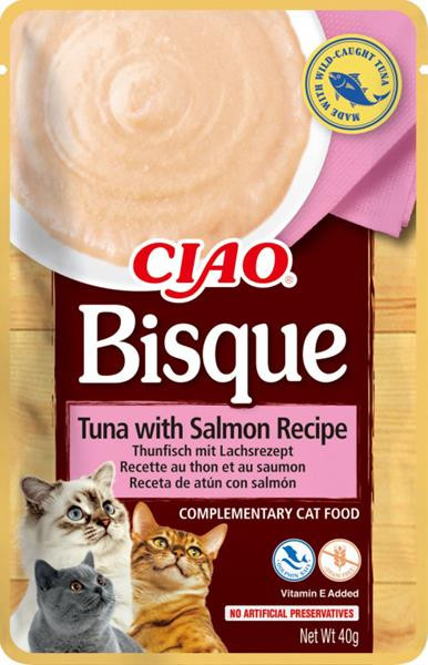 Inaba CIAO Bisque Cat Kapsička Tuniak s lososom 1 ks 40 g