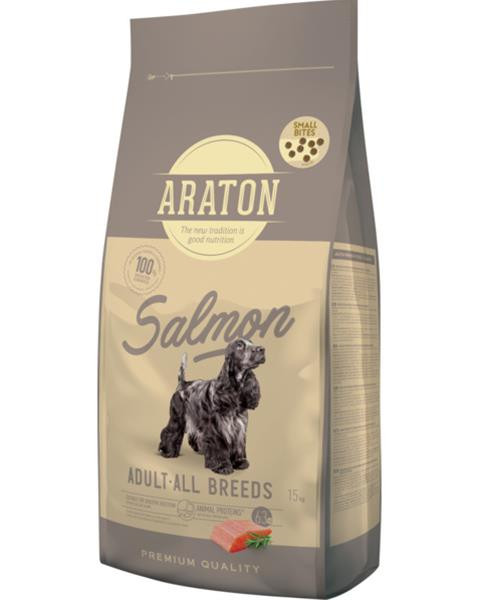 ARATON dog adult all breed salmon small 15 kg