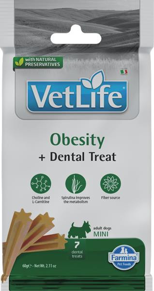 Pamlsok Farmina Vet Life Dog Obesity Adult Mini 60g