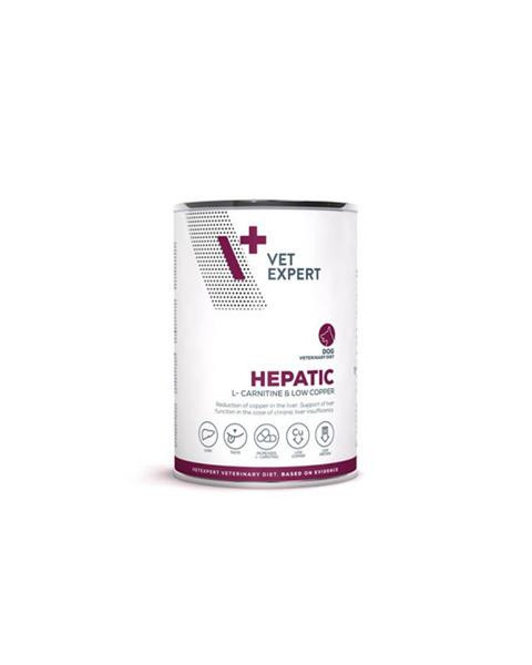 VetExpert VD dog 4T Hepatic konzerva 400 g