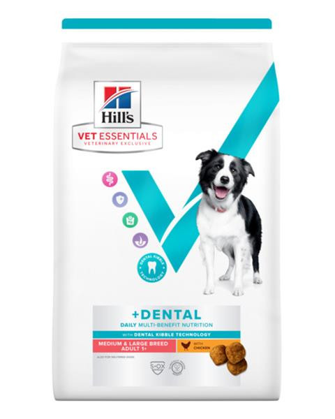HILLS VE Canine Multi Benefit Adult Dental Medium & Large Chicken 10 kg