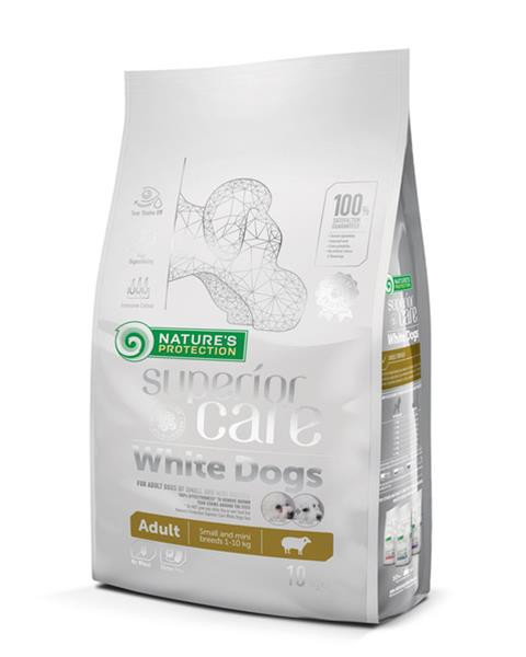 Natures P Superior care white dog adult lamb small&mini 10 kg