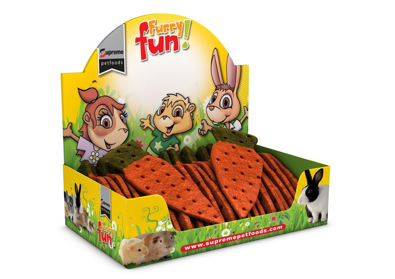 Supreme Giant Carrots - sušienka s príchuťou mrkvy - balenie 25 ks