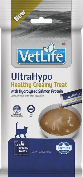 Pamlsok Farmina Creamy Vet Life Cat Ultrahypo with Hydrolysed Salmon Protein 60 g