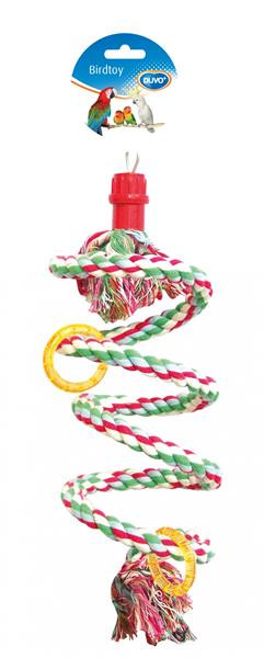 Hračka DUVO+ lano pre vtáky špirála 35 cm