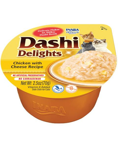 Inaba Dashi Delights cat Kura so syrom 6 x 70 g vanička