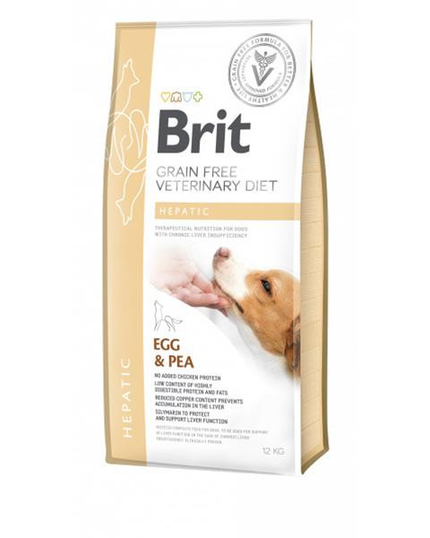 Brit Veterinary Diets GF dog Hepatic 12 kg